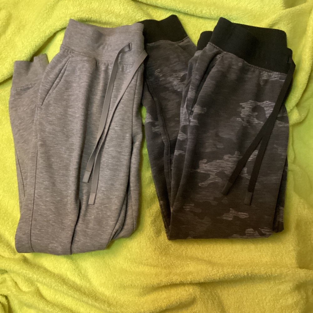 2 pairs Athletic Works Women Sweat Pants with drawstrings